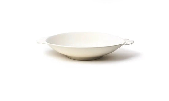 Signature White Ruffle Pasta Bowl