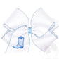 Medium Moonstitch Bow w/ Cowgirl Boot