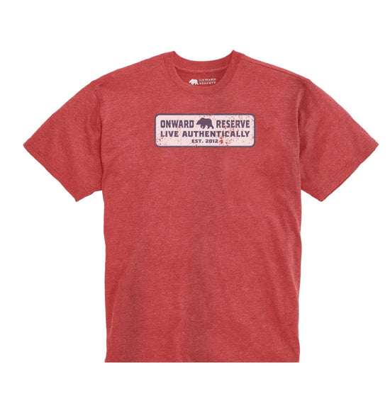 Live Authentically Vintage Wash Tee