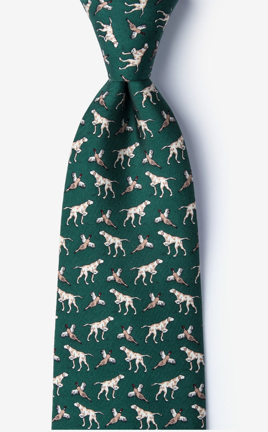 Clear and Pheasant Danger Tie