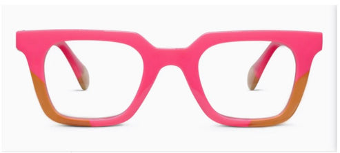 “Page” Readers from Peepers (Pink/Tan)