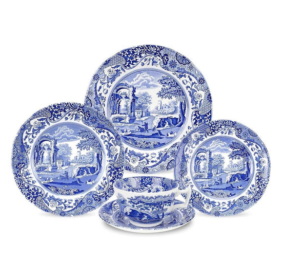 Spode Blue Italian 5 piece Place Setting