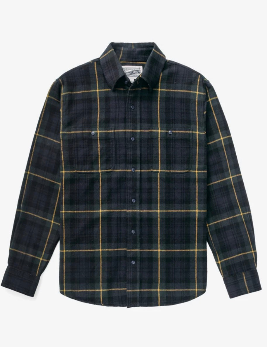 Plaid Cotton Flannel Shirt