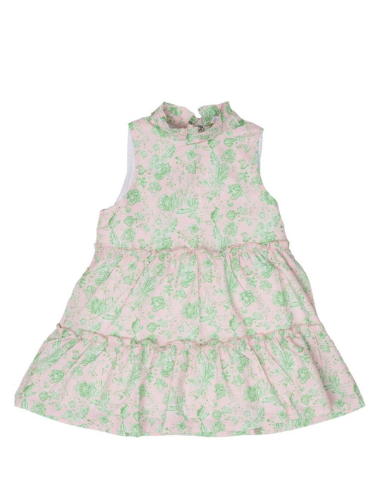 Addison Pink & Green Chintz Dress