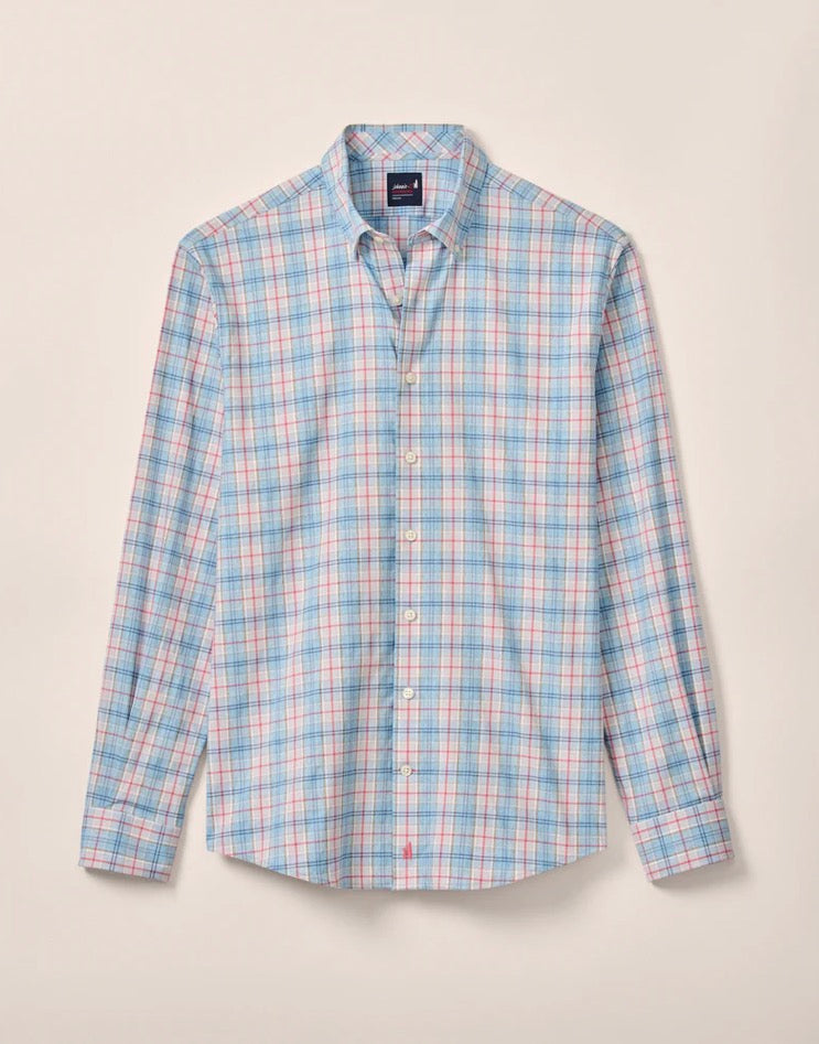 Everyday Performance Button Down Shirt - Lanes Plaid
