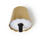 LED TOUCHABLE GOLD SCALLOPED LAMPSHADE WITH BOTTLE STOPPER