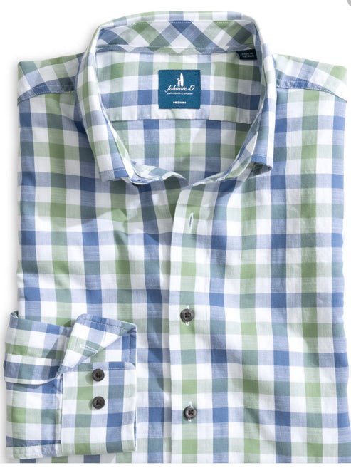 Slub Cotton Button Down Shirt - Candler Forest