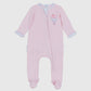 Magnolia Baby Scoops of Fun Appliqué Ruffle Zip Footie