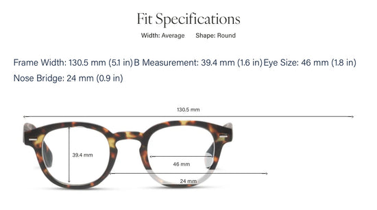 “Headliner” Readers by Peepers (Tortoise)