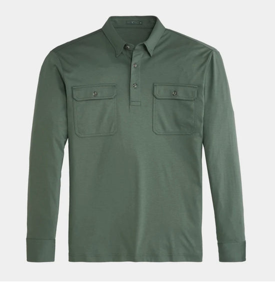 Genteal Long Sleeve Utility Polo