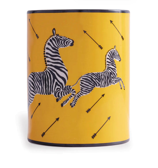 Zebra Yellow Ice Bucket