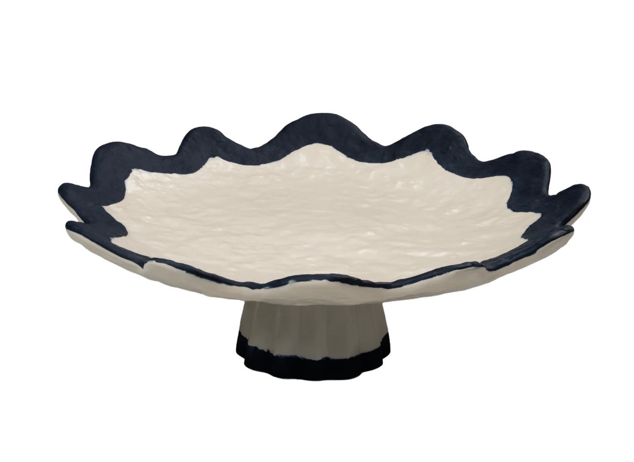 Navy Blue and White Rich Rack Cake Plate