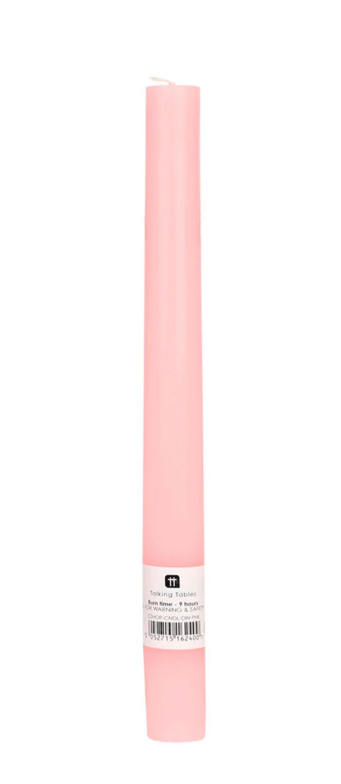 Pink Dinner Candles