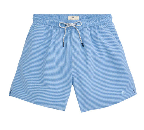 Coastal Seersucker Swim Trunk