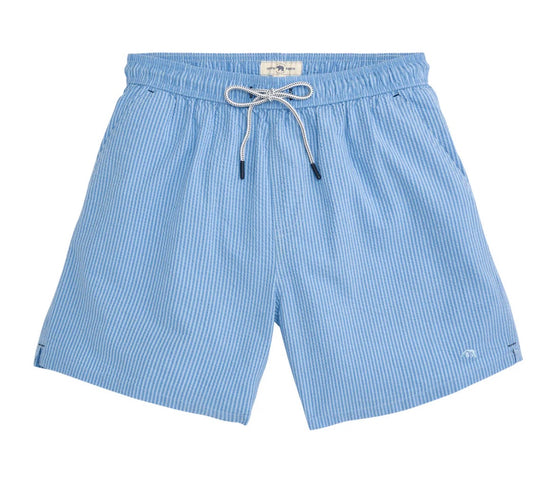 Coastal Seersucker Swim Trunk