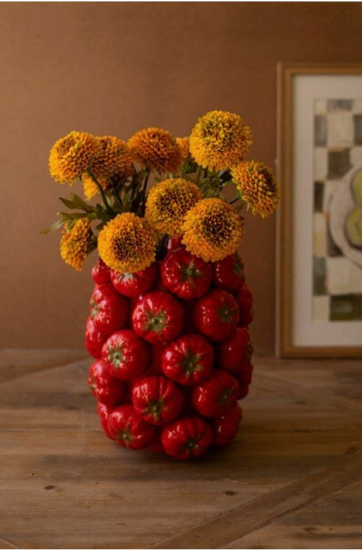 Ceramic Tomato Vase