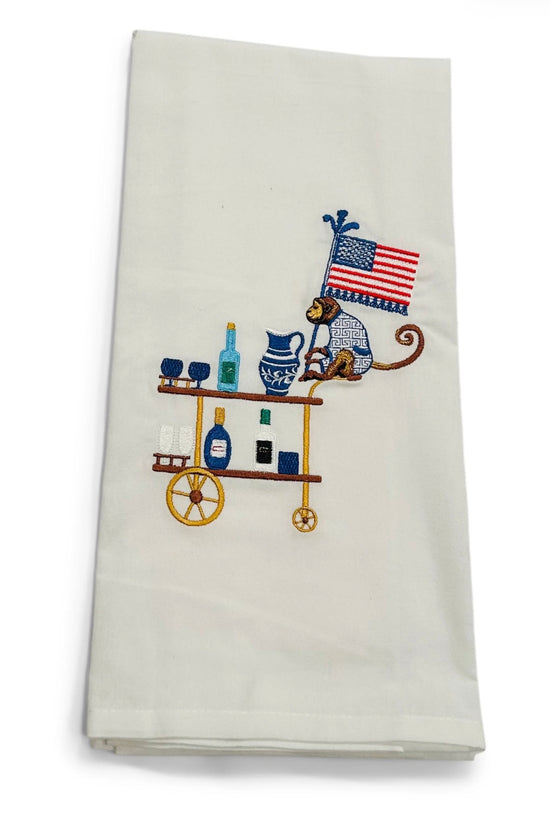 American Monkey Patriotic Bar Cart