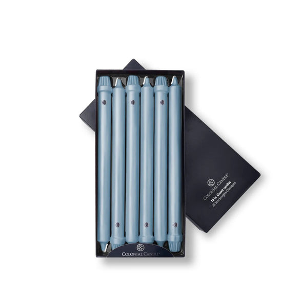 Coastal Blue Unscented Classic Taper