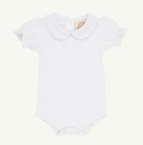Maude's Peter Pan Collar Onesie (Short Sleeve Pima)