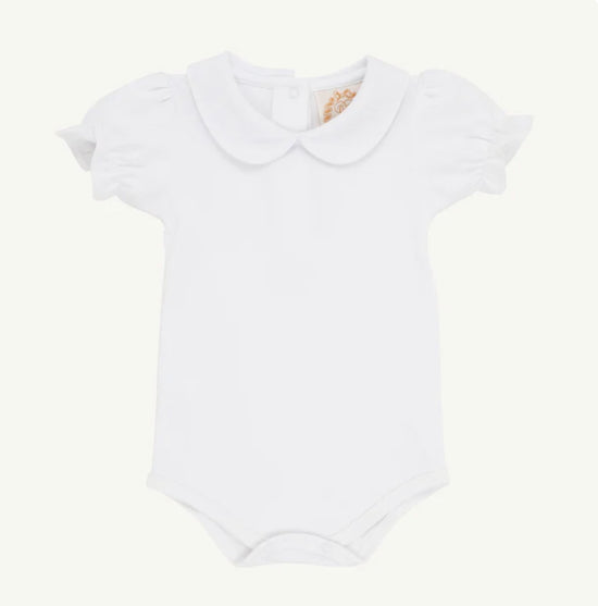 Maude's Peter Pan Collar Onesie (Short Sleeve Pima)