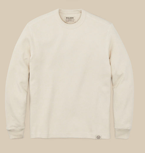 Waffle Knit Thermal Crewneck