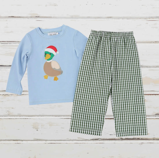Boys Mallard Duck Santa Set