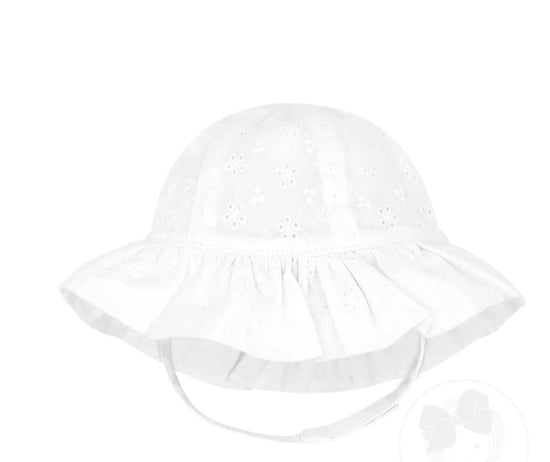 Reversible Ruffle Brim Hat