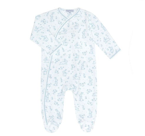 Bunny Toile Crossover Blue