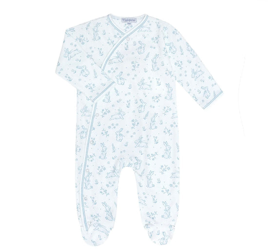 Bunny Toile Crossover Blue