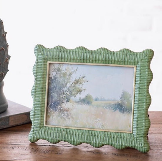 Green Woven Frame