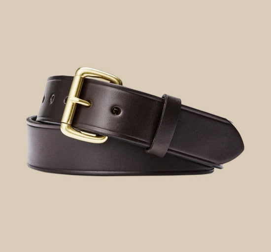 1 1/2” Brown Leather Belt