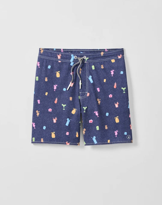 Half Elastic 7" Swim Trunks
