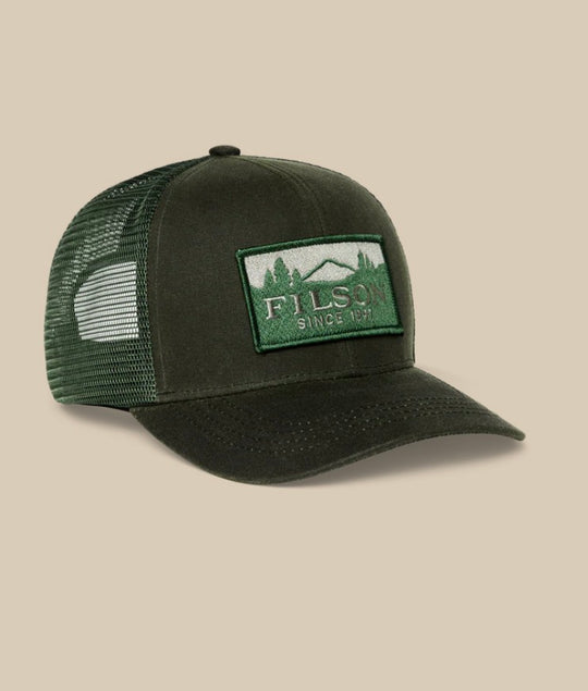 Scenic Waxed Logger Mesh Cap