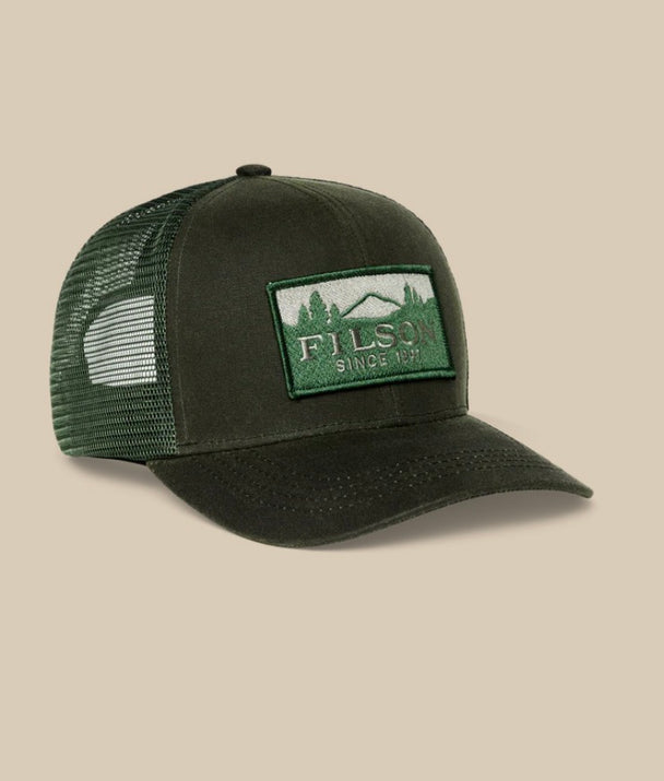 Scenic Waxed Logger Mesh Cap