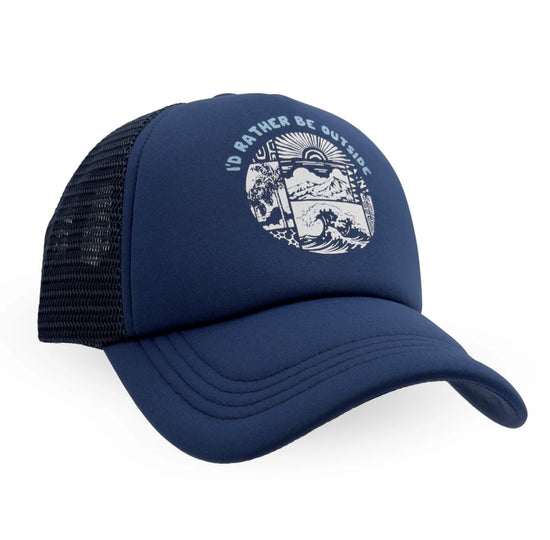 Navy Trucker Hat