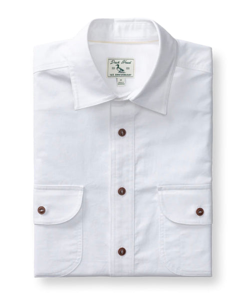 White L/S Oxford Work Sheet