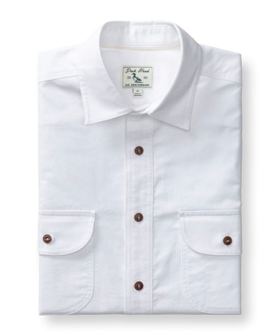 White L/S Oxford Work Sheet
