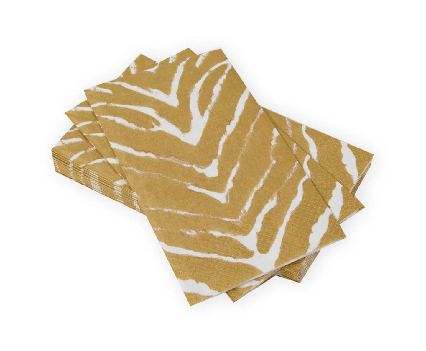 Go Wild White/Gold Guest Towel