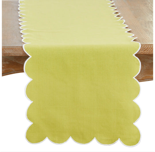 Scalloped Runner 16” x 72”
