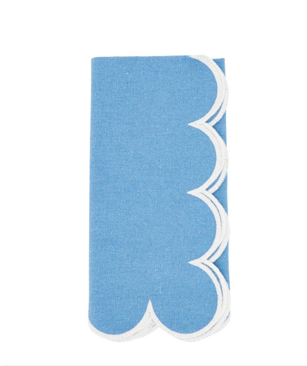 20” Square Scalloped Napkin
