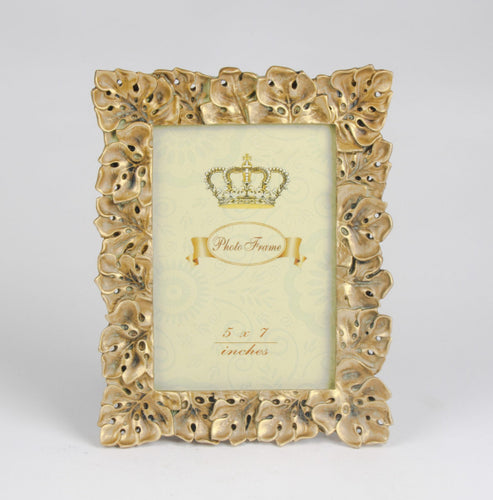 Gold Cheese Plant Photo Frame