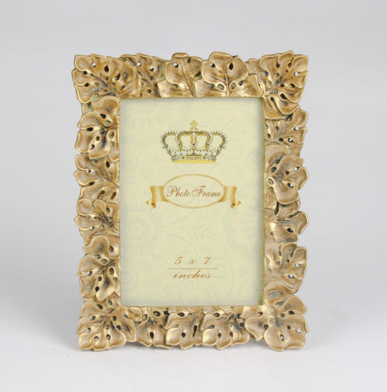 Gold Cheese Plant Photo Frame