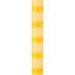 Yellow Stripe Dinner Candles