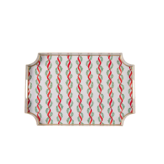 Garland Twist Enameled Tray