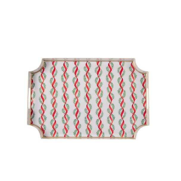 Garland Twist Enameled Tray