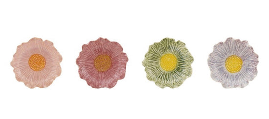 Stoneware Flower Shaped Plate