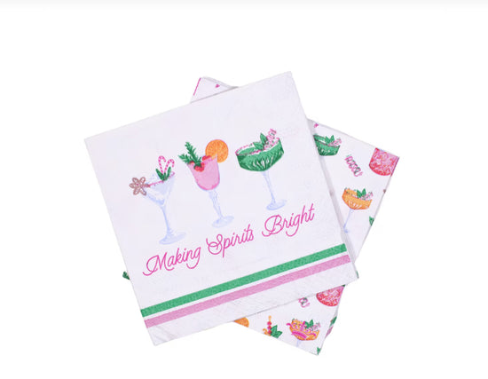 Making Spirits Bright Cocktail Napkins