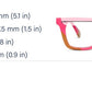 “Page” Readers from Peepers (Pink/Tan)
