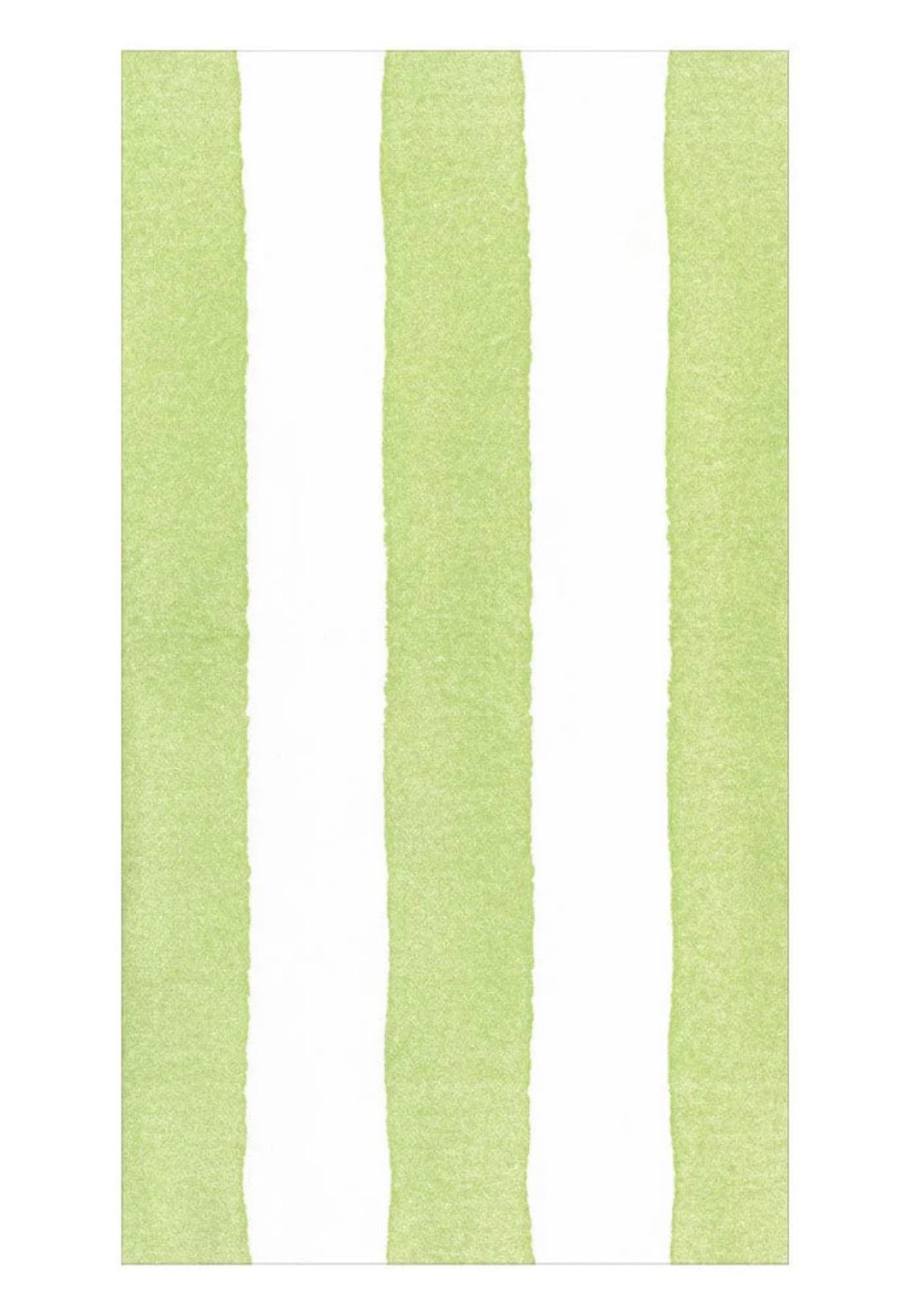 Cafe Stripe Lime Paper Linen Guest Towels