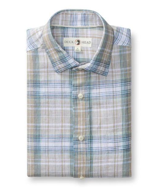 Duck Head L/S Linen Poplin Shirt